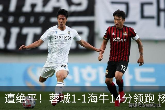 遭绝平！蓉城1-1海牛14分领跑 杨明洋建功杨聪救主 海牛仍倒数第3